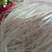 Парча 0,3 см, перламутр білий, рулон 100 м