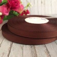 Репс 0,6 см, шоколадний, рулон 23 м