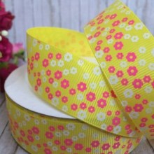 Репс 2,5 см, маленька квіточка, жовта, метр