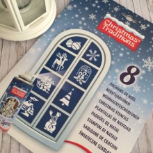 Трафарет новорічний, на 8 картинок, шт.