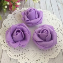 Бутон троянди, 4 см, фіолетовий, 1 шт.