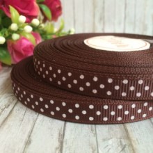 Репс горох, 1 см, шоколадний