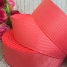 Репс 2,5 см, кораловий, метр