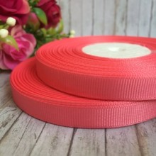 Репс 0,9 см, кораловий, рулон 23 м