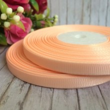 Репс 0,6 см, персиковий, рулон 23 м