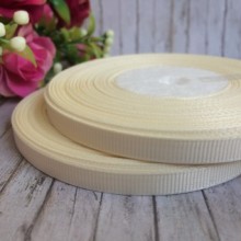 Репс 0,6 см, молочний, 23 м у рулоні