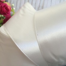 Атлас 5 см, айворі, рулон 33 м