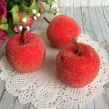 Яблучко в цукрі, 3,5 см, червоне, шт.