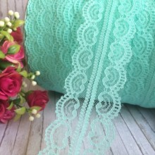 Мереживо завиток, 4,5 см, тиффані (не стрейчеве), метр