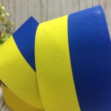 Стрічка Прапор України, 5 см, жовто-синя, метр