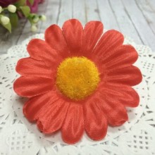 Бутон ромашки, 6 см, червоний, шт.