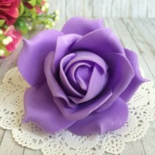 Бутон троянди, 6,5 см, фіолетовий