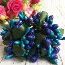 Гілочка Wow, синій перламурт з бірюзовим