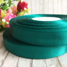 Атлас 1,2 см, смарагдовий, рулон 33 м