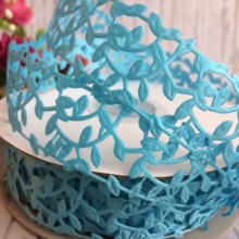 Мереживна стрічка Лавель, 3 см, світло-бірюзовий