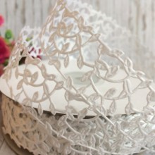 Мереживна стрічка Лавель, 3 см, білий