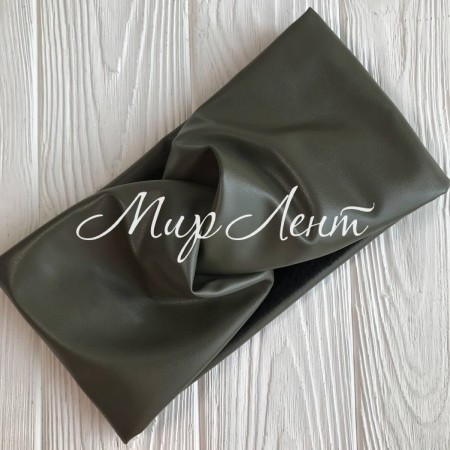 Пов'язка екошкіри (фліс), 12 см, хакі, шт.