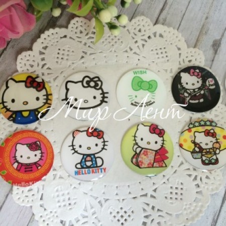 Наклейки, Китти, набор № 7 - (8 шт.)