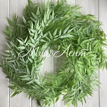 Гілка верби, що звисає, 86 см, світло-зелений з білим, шт.