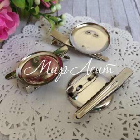 Крокодил для брошки, 3 см, метал