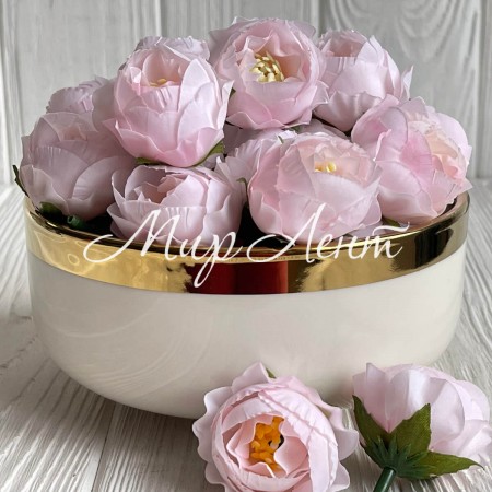 Бутон піона, 4 см, ніжно-рожевий, шт.