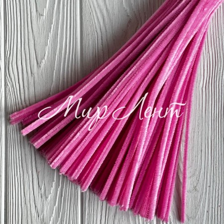 Синельної дріт проста, 30 см, насичено-рожевий, 100 шт.