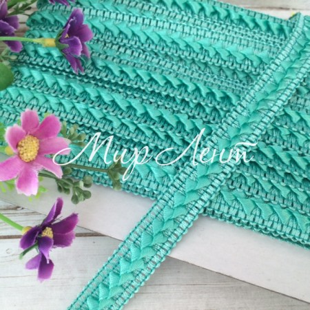 Тесьма самоса, 1,8 см, мятная