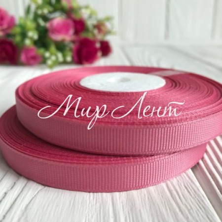 Репс 0,9 см, світло-кораловий, рулон 23 м