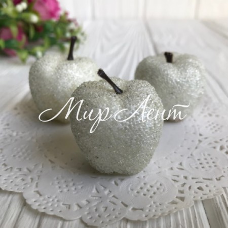 Яблучко в цукрі середнє, 3,5 см, біле, шт.