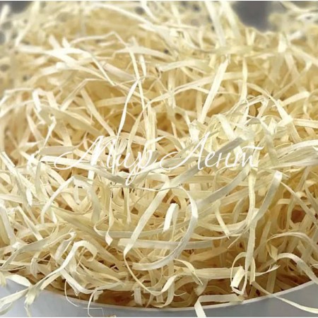 Наполнитель для коробок (древесный), натуральный, упаковка 50 грамм