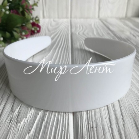 Заготовка для обруча, 3,9 см, біла (без зубчиків), шт.