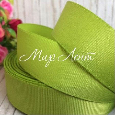 Репс 2,5 см, оливковый, метр