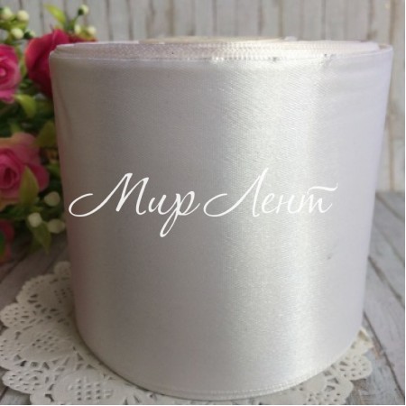 Атлас 7,5 см, білий, метр