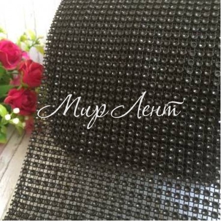 Шина, 11,5 см, черная (отрезок 25 см)