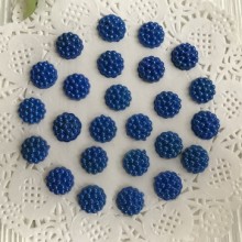 Серединка-хризантемка, 10 мм, синій, шт.