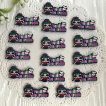 Кабошон Lol з написом, 2,5 х1, 5 см, Vanilla ice cream, шт.