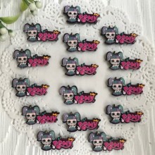 Кабошон Lol з написом, 2,5 х1, 5 см, Pony, шт.