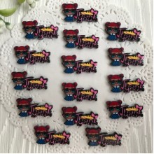 Кабошон Lol з написом, 2,5 х1, 5 см, Thank you, шт.