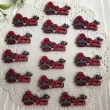 Кабошон Lol з написом, 2,5 х1, 5 см, Do your best, шт.