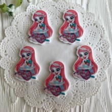 Кабошон Enchantimals, 3,5 см, з лебедем, шт.