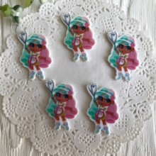  Кабошон Hairdorables, 3,5 см, з віночком, шт.