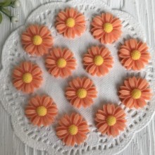 Серединка маргаритка, 2,2 см, темний персик, шт.