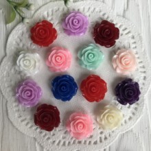 Серединка трояндочка, 2 см, кольоровий мікс, шт.