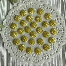 Серединка-хризантемка, 10 мм, жовта, шт.