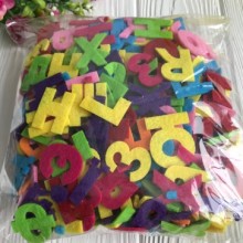 Фетровий алфавіт (українська), кольоровий мікс, упаковка 500 шт.