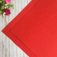 Фетр 1 мм, червоний, 39х45 см