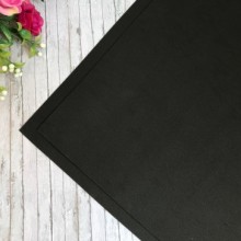 Фоаміран, 1 мм, чорний, 50х50 см