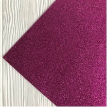 Фоаміран із гліттером, 2 мм, малиновий, 50х50 см, шт.