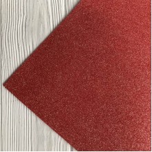 Фоаміран із гліттером, 2 мм, помаранчевий, 50х50 см, шт.