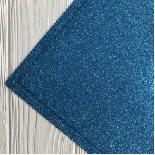Фоаміран із гліттером, 2 мм, синій, розмір 20х30 см, шт.